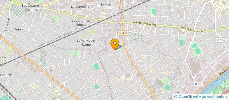 localisation de l'entreprise BATI PRO SERVICE à BEZONS