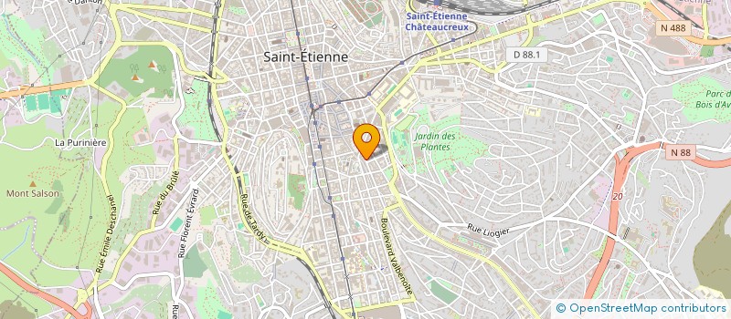 localisation de l'entreprise BATI PRO SERVICES à SAINT-ETIENNE