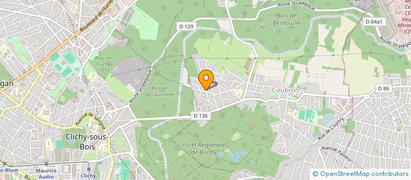 localisation de l'entreprise BATI PROGRESS  COUBRON