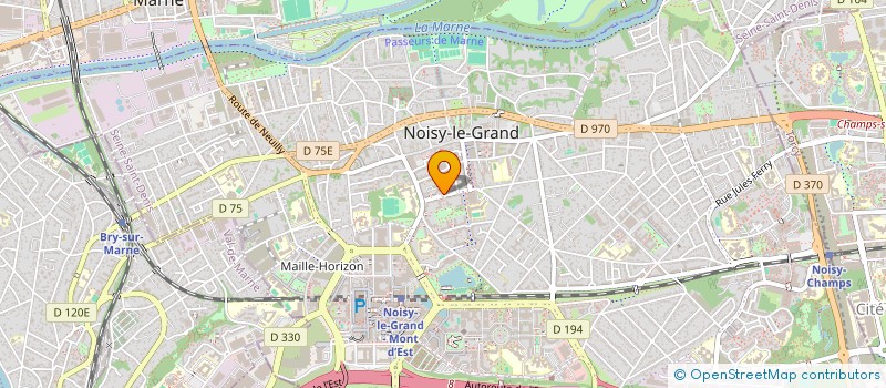 localisation de l'entreprise BATI-PROJECT à NOISY-LE-GRAND