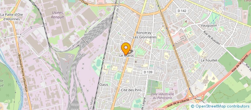 localisation de l'entreprise BATI'PROJECT RSE à LE MANS