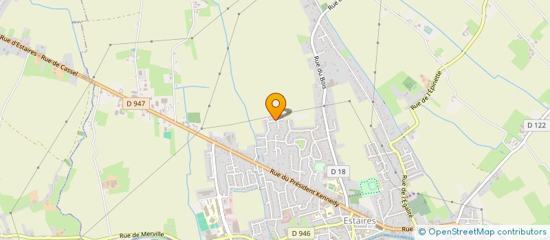 localisation de l'entreprise BATI-PROJET  ESTAIRES