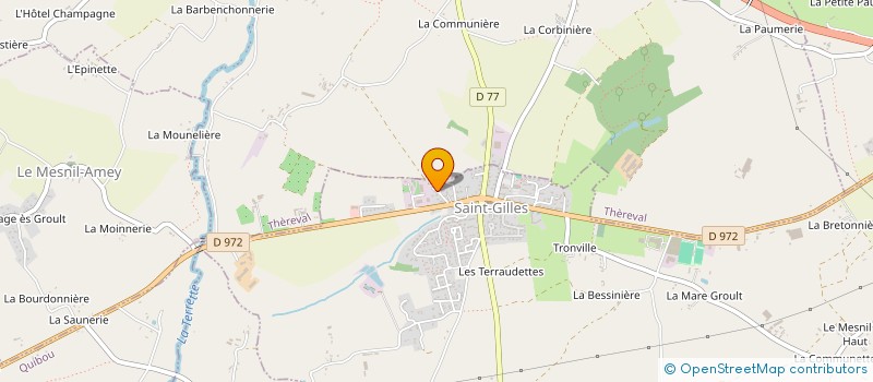localisation de l'entreprise BATI PROJET à SAINT-GILLES