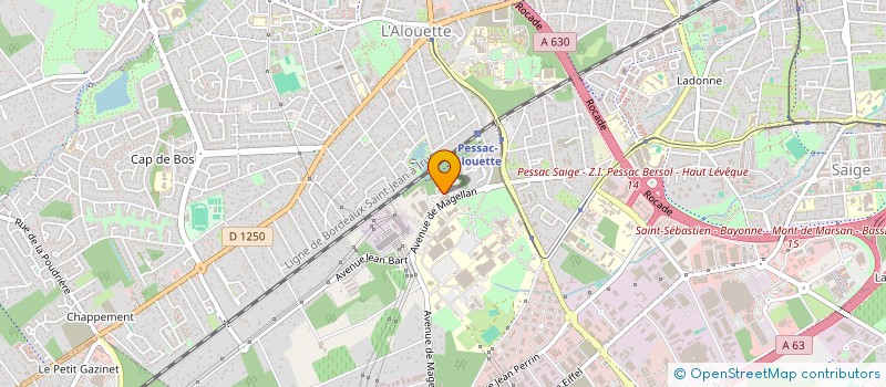 localisation de l'entreprise BATI PROJETS à PESSAC
