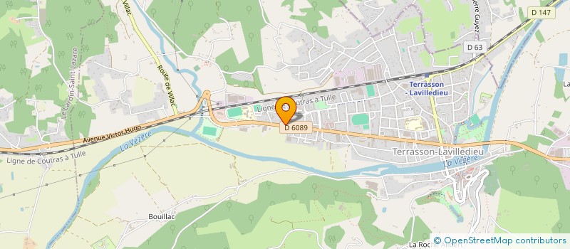 localisation de l'entreprise BATI.PROS  TERRASSON-LAVILLEDIEU