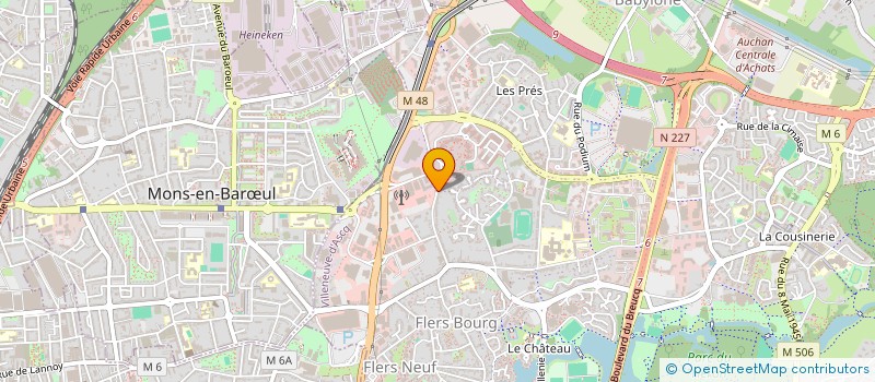 localisation de l'entreprise BATI PROTEC TECHNI PROTEC à VILLENEUVE-D'ASCQ