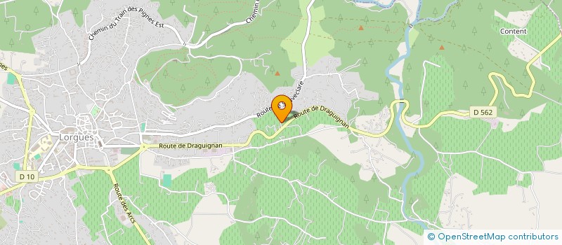 localisation de l'entreprise BATI PROVENCE  LORGUES