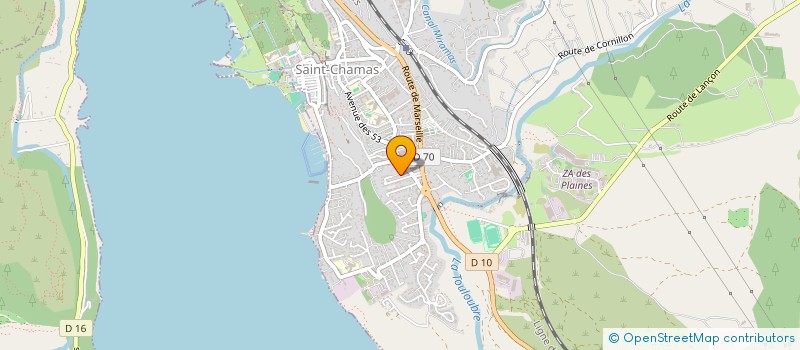 localisation de l'entreprise BATI PROVENCE  SAINT-CHAMAS