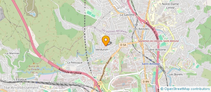 localisation de l'entreprise BATI PROVENCE RENOVATION à MARSEILLE