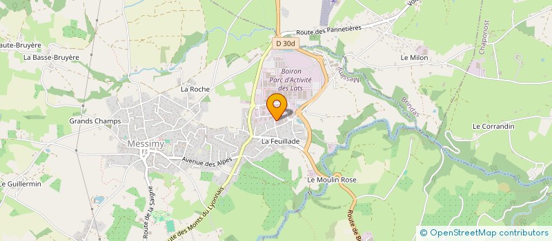 localisation de l'entreprise BATI PVC  MESSIMY