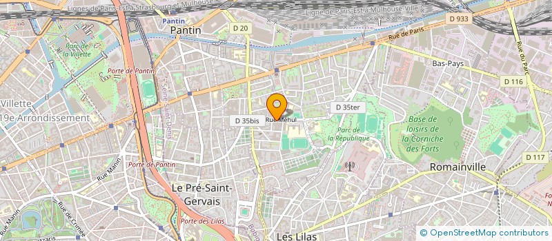 localisation de l'entreprise BATI QUALITE SERVICE à PANTIN