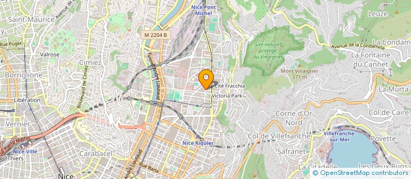 localisation de l'entreprise BATI.R à NICE