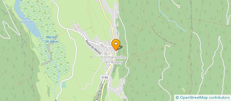 localisation de l'entreprise BATI-R2  BRENOD