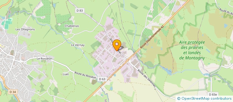localisation de l'entreprise BATI-RA  MORNANT