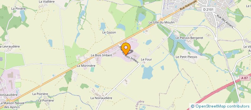 localisation de l'entreprise BATI RECYCLAGE à LA FERRIERE