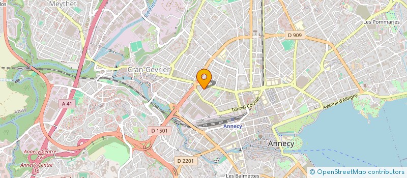 localisation de l'entreprise BATI REGIONALE à ANNECY