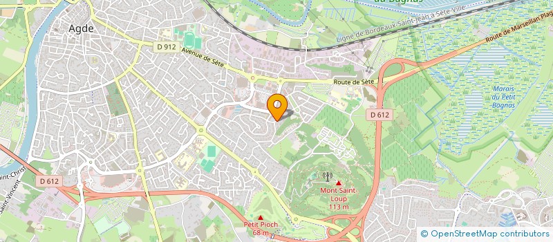 localisation de l'entreprise BATI RENARD à AGDE