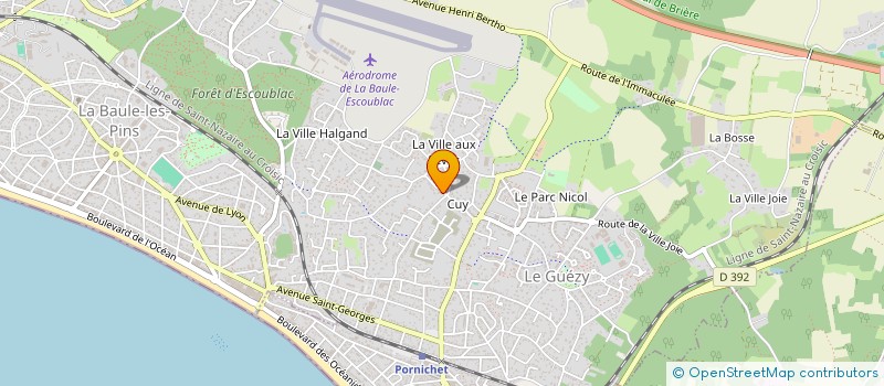 localisation de l'entreprise BATI RENO 44 à LA BAULE-ESCOUBLAC