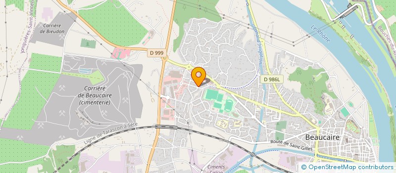 localisation de l'entreprise BATI RENO à BEAUCAIRE