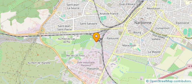 localisation de l'entreprise BATI-RENO-DECO à NARBONNE