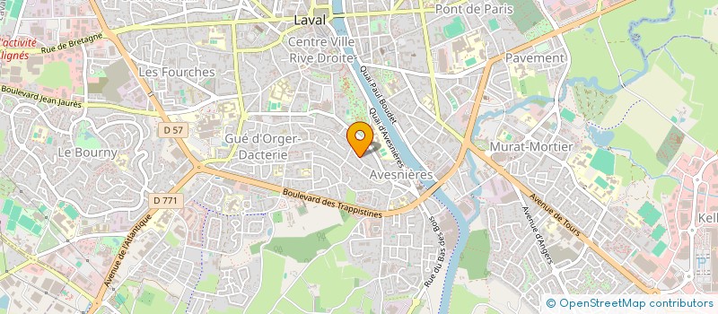 localisation de l'entreprise BATI RENOV à LAVAL