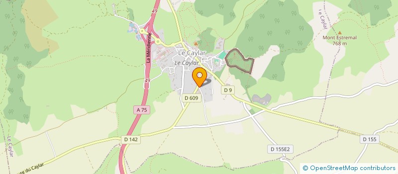 localisation de l'entreprise BATI RENOV à LE CAYLAR