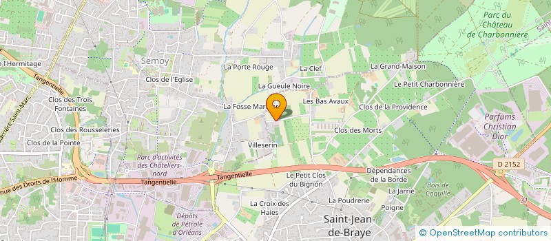 localisation de l'entreprise BATI-RENOV 45 à SAINT-JEAN-DE-BRAYE