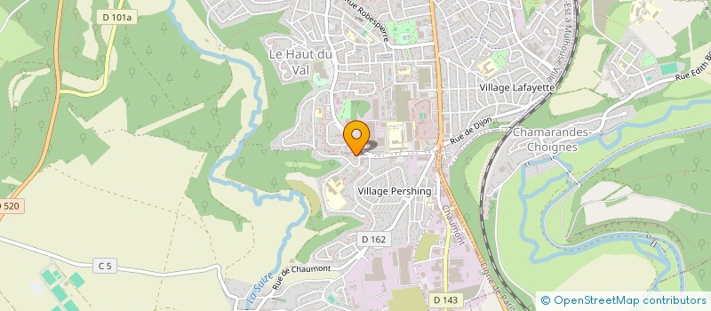 localisation de l'entreprise BATI RENOV à CHAUMONT
