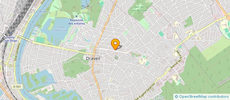 localisation de l'entreprise BATI&RENOV à DRAVEIL