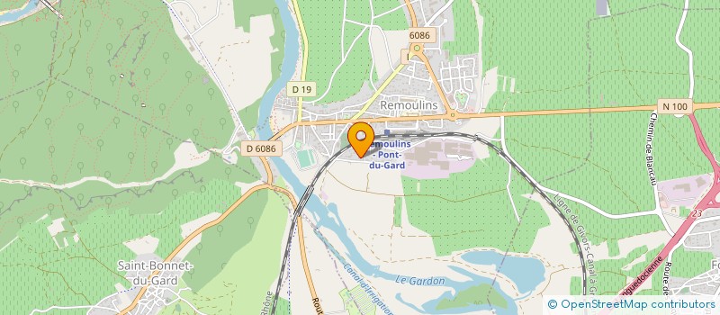 localisation de l'entreprise BATI RENOV  REMOULINS