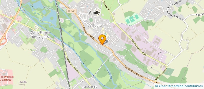 localisation de l'entreprise BATI RENOV à AMILLY
