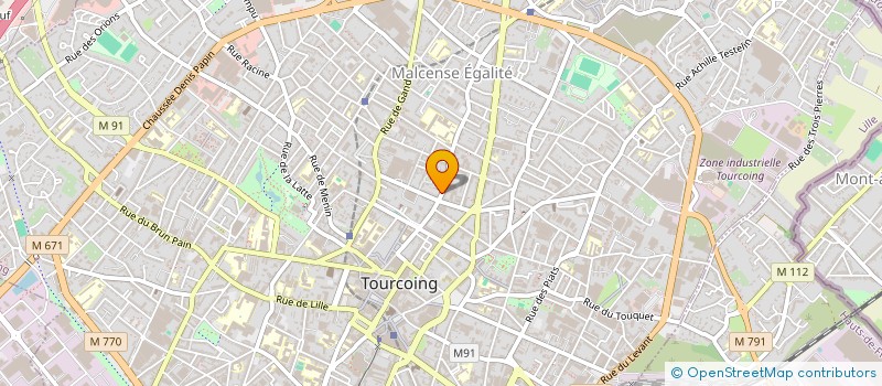 localisation de l'entreprise BATI RENOV  TOURCOING