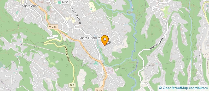 localisation de l'entreprise BATI-RENOV à VENCE