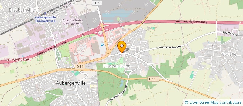 localisation de l'entreprise BATI RENOV à FLINS-SUR-SEINE