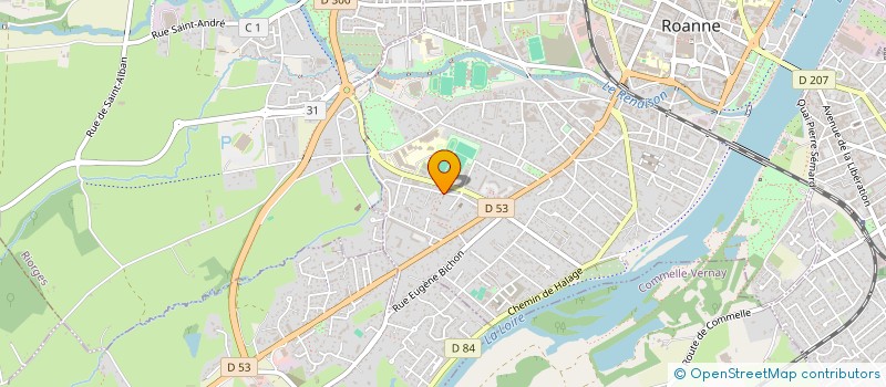 localisation de l'entreprise BATI RENOV  ROANNE