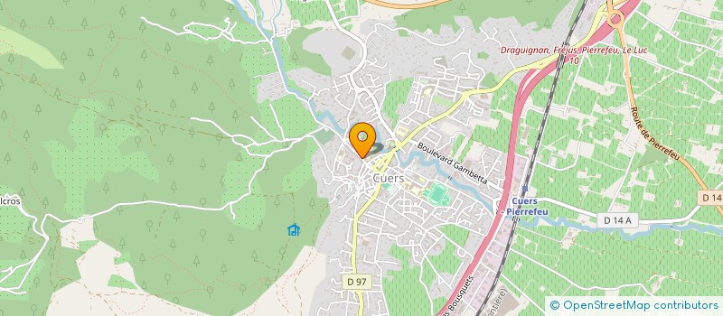 localisation de l'entreprise BATI RENOV à CUERS