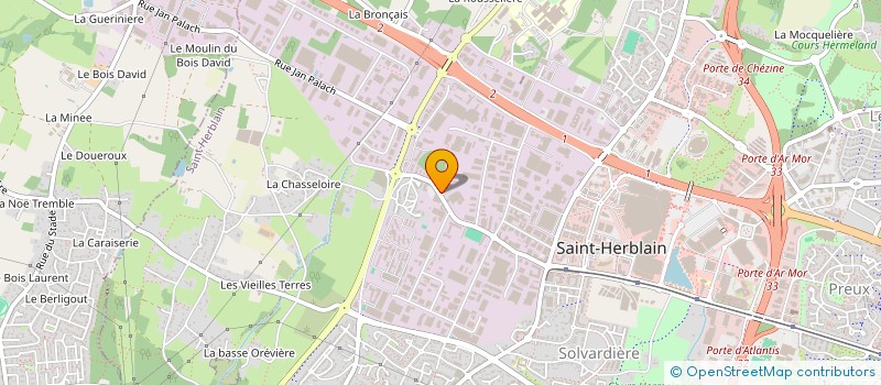 localisation de l'entreprise BATI RENOV à SAINT-HERBLAIN