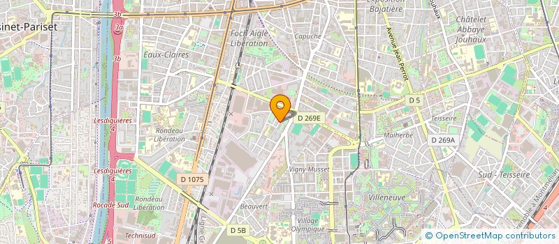 localisation de l'entreprise BATI'RENOV à GRENOBLE