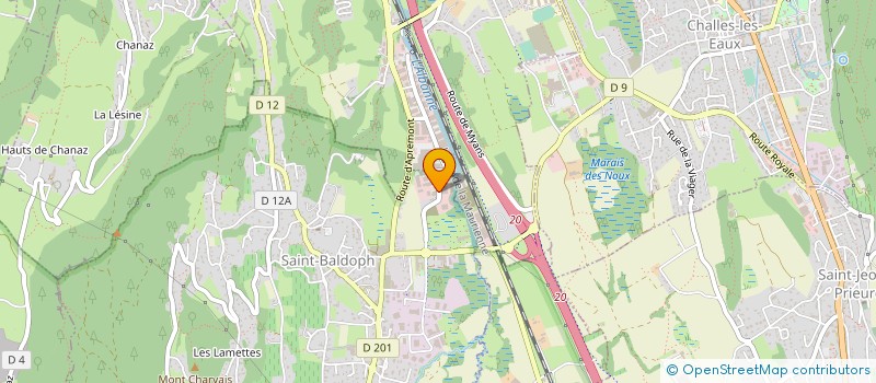 localisation de l'entreprise BATI RENOV+  SAINT-BALDOPH