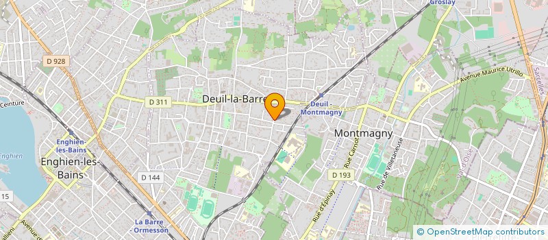 localisation de l'entreprise BATI RENOV à DEUIL-LA-BARRE