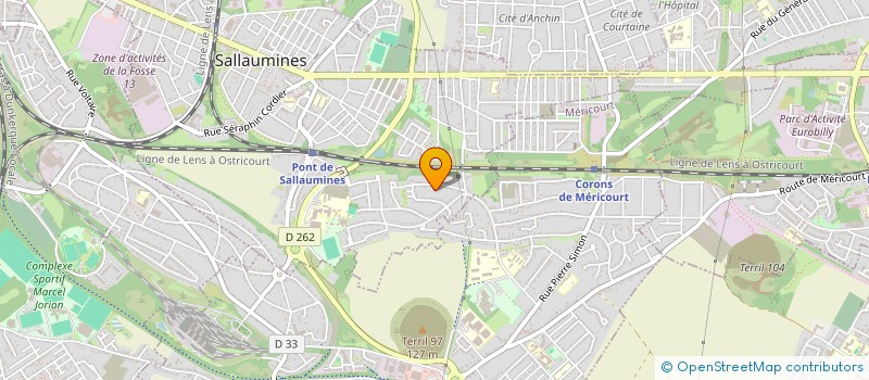 localisation de l'entreprise BATI-RENOV  SALLAUMINES