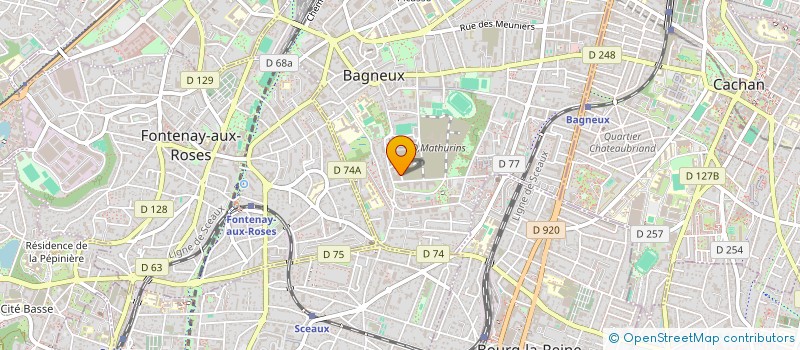 localisation de l'entreprise BATI RENOV  BAGNEUX