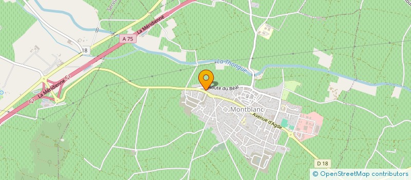 localisation de l'entreprise BATI RENOV AMENAGEMENT à MONTBLANC