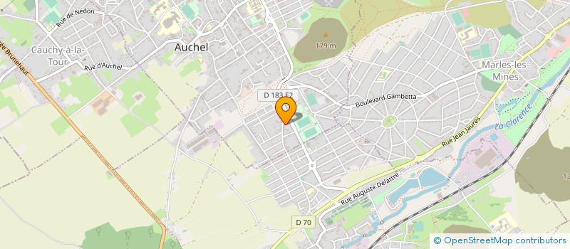 localisation de l'entreprise BATI-RENOV ARTOIS à AUCHEL