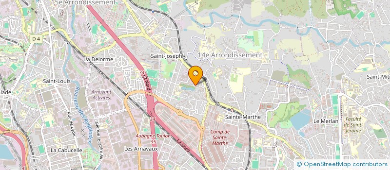 localisation de l'entreprise BATI.RENOV.COM à MARSEILLE