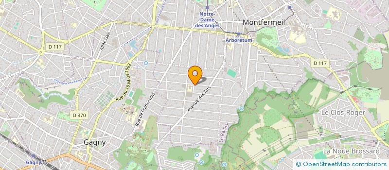 localisation de l'entreprise BATI RENOV PLUS à MONTFERMEIL