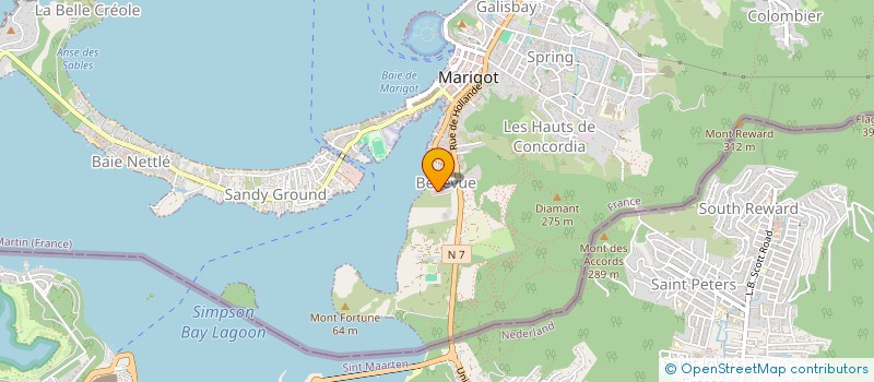 localisation de l'entreprise BATI-RENOVA à SAINT MARTIN