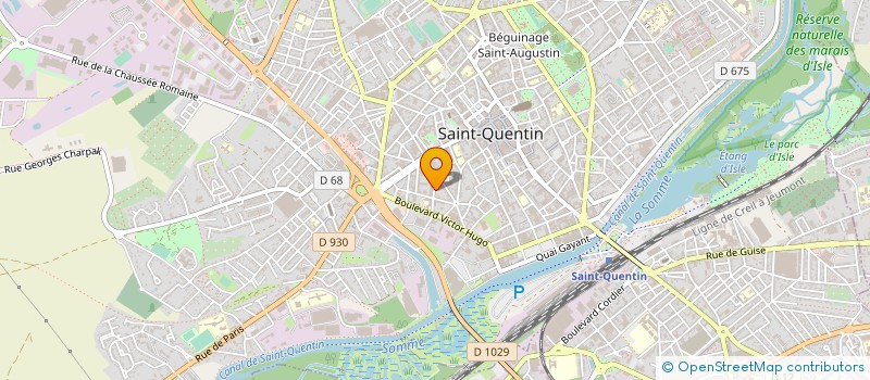 localisation de l'entreprise BATI + RENOVATION à SAINT-QUENTIN