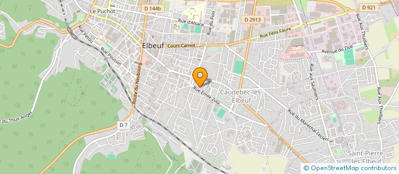 localisation de l'entreprise BATI RENOVATION à CAUDEBEC-LES-ELBEUF