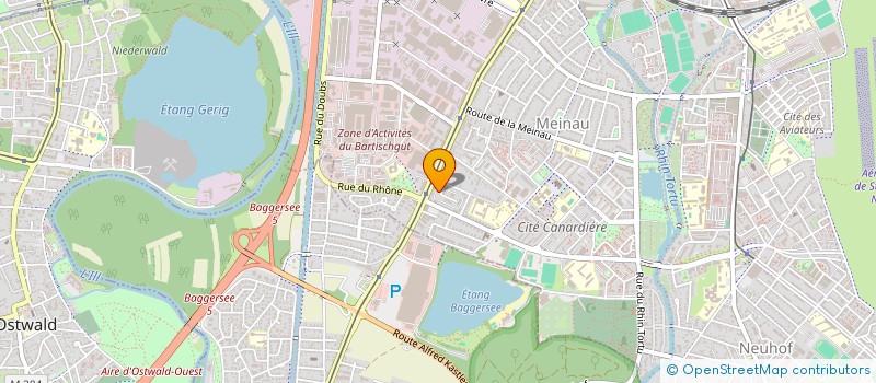 localisation de l'entreprise BATI RENOVATION à STRASBOURG